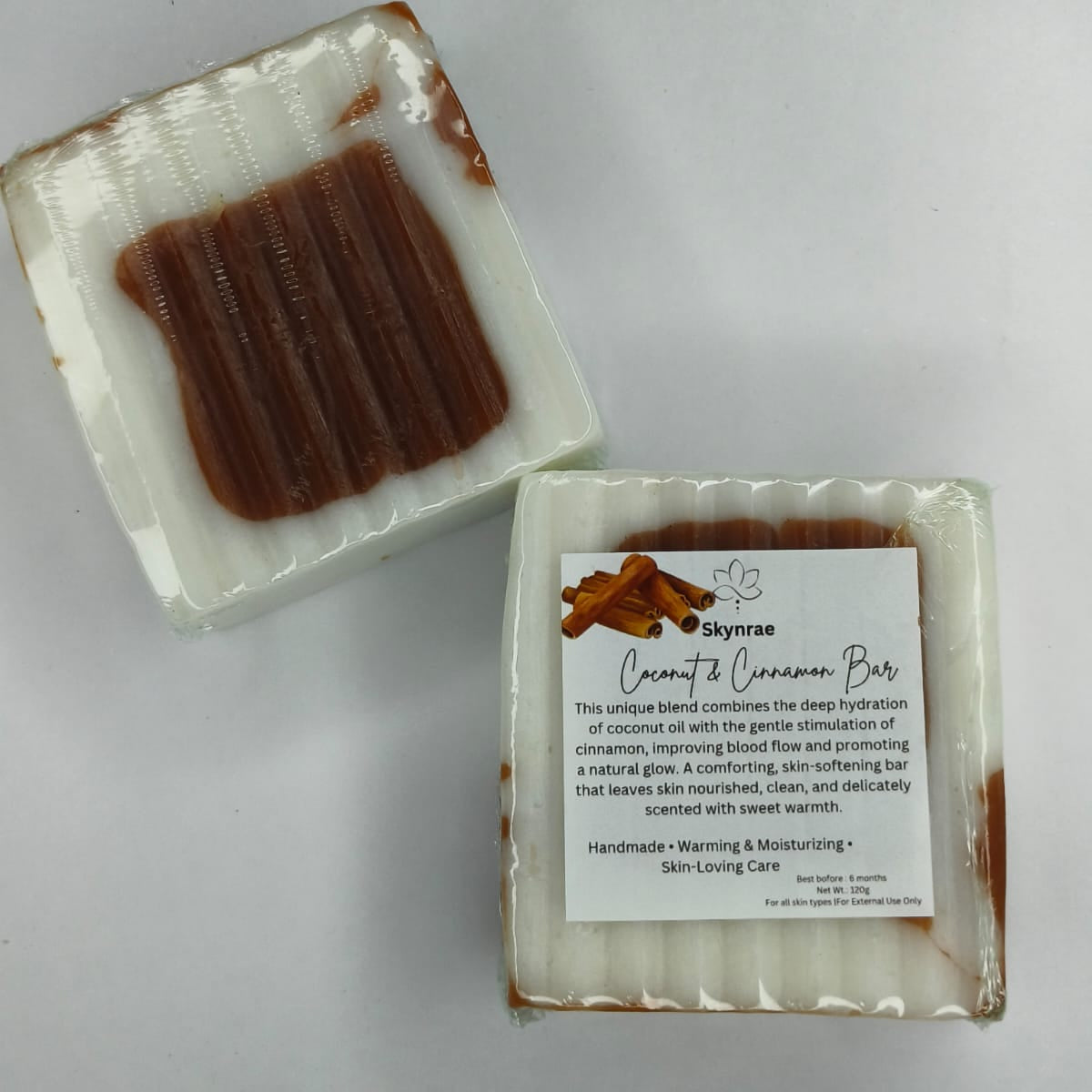 HANDMADE Coconut & Cinnamon Bar