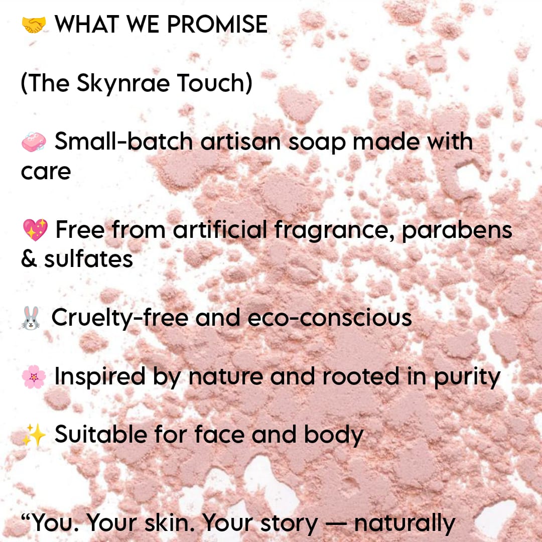 HANDMADE FRENCH PINK CLAY SOAP