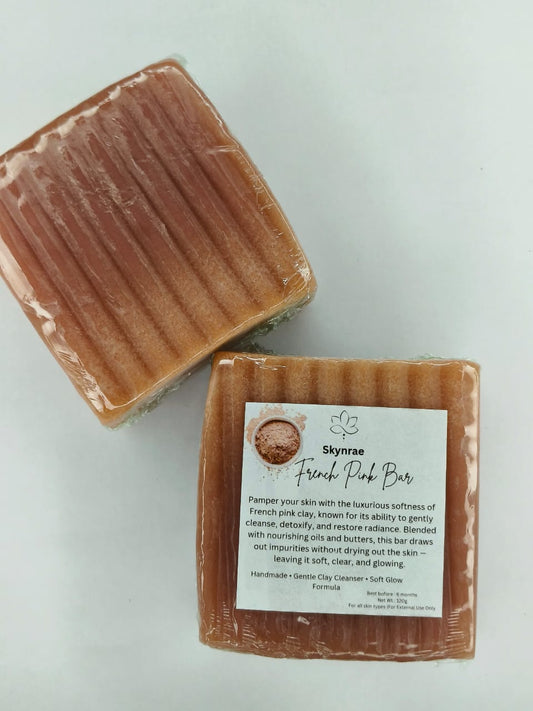 HANDMADE FRENCH PINK CLAY SOAP