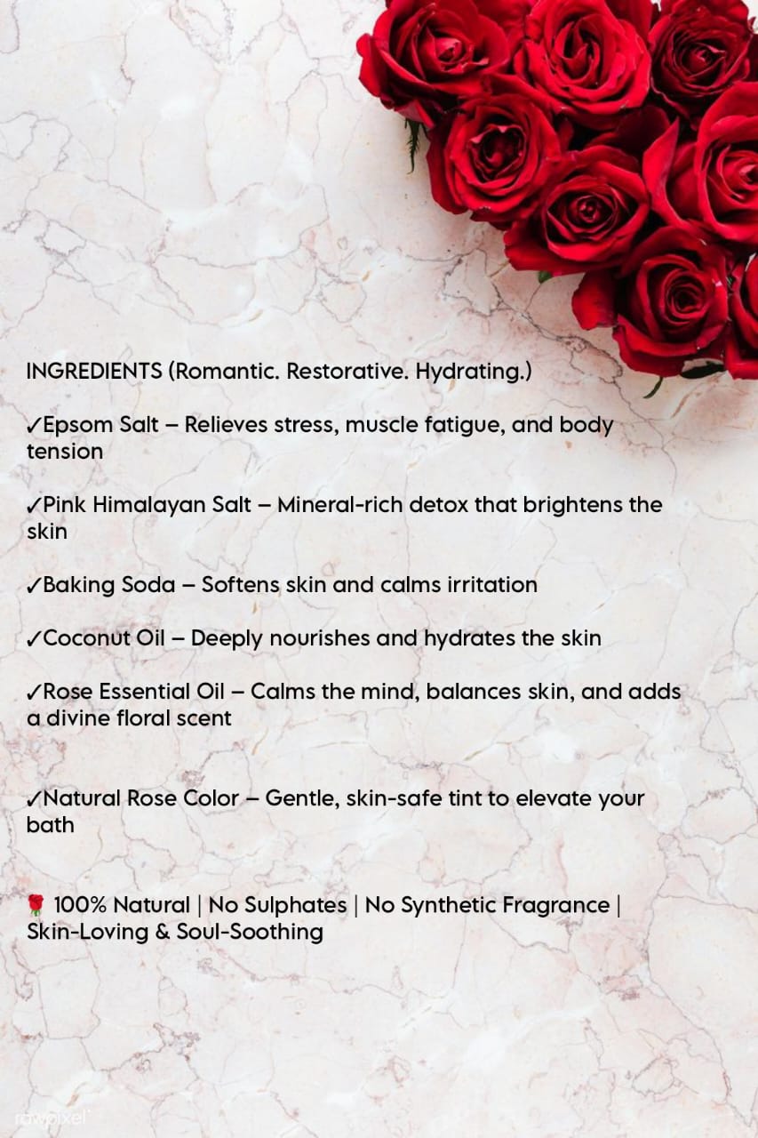 ROSE BATH SALT